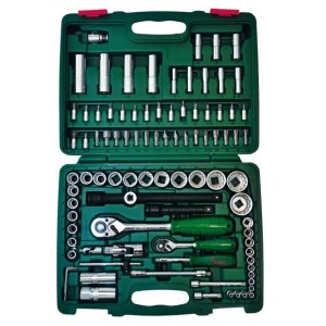 Гедоре 1/4''-1/2'' к-т 94ч 12-стен Dura Chr-V Hans Tools