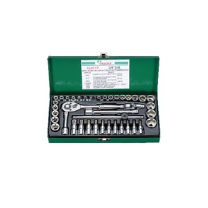 Гедоре 3/8'' к-т 40ч 6-22мм 6-стен + еврейски звезди Dura Chr-V Hans Tools