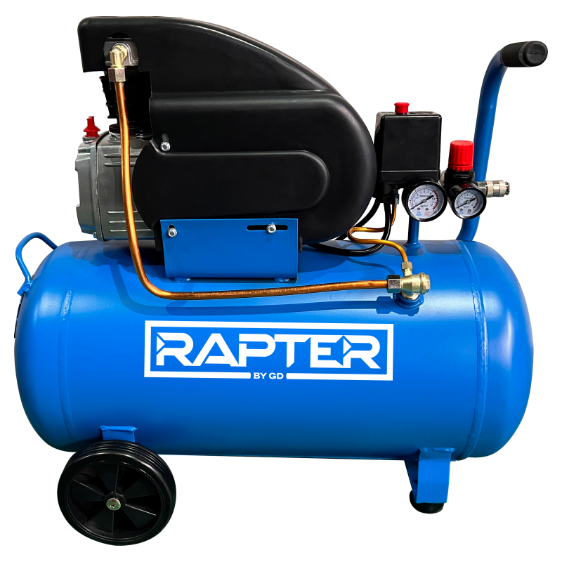 Бутален компресор 50L, 2HP/1.5 kW/RRHQ AC50D/ директно куплиране RAPTER