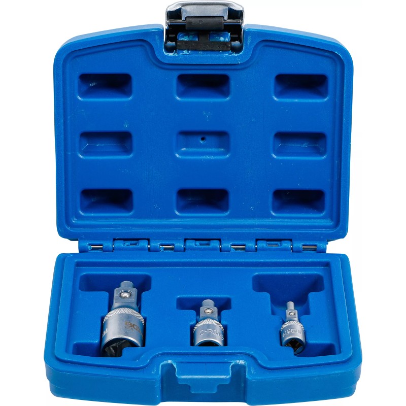 Магнитни удължения 1/4''/3/8''/1/2'' к-т 3бр BGS
