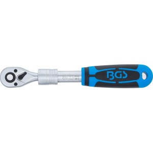 Тресчотка телескопична 1/4'' 190-225мм BGS