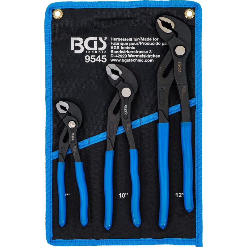 Клещи тип "гарга" с бутон к-т 3бр BGS