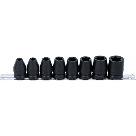 Вложки 1/2'' женски еврейска звезда Е10-Е24 ударни к-т 8ч BGS