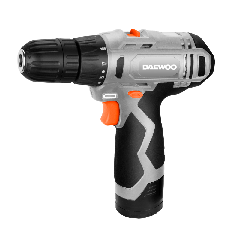 Акумулаторна бормашина  двускоростна 12V, 28 Nm, 1 батерия 1500mAh Li-ion DAEWOO