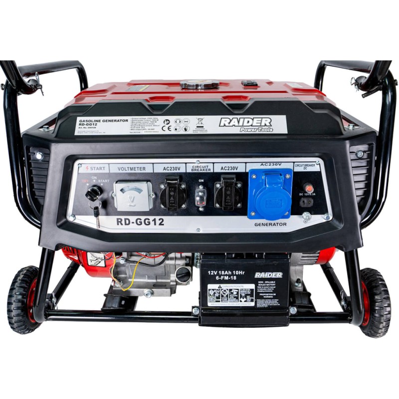 Генератор за ток бензинов 7.5kW ел. стартер RD-GG12