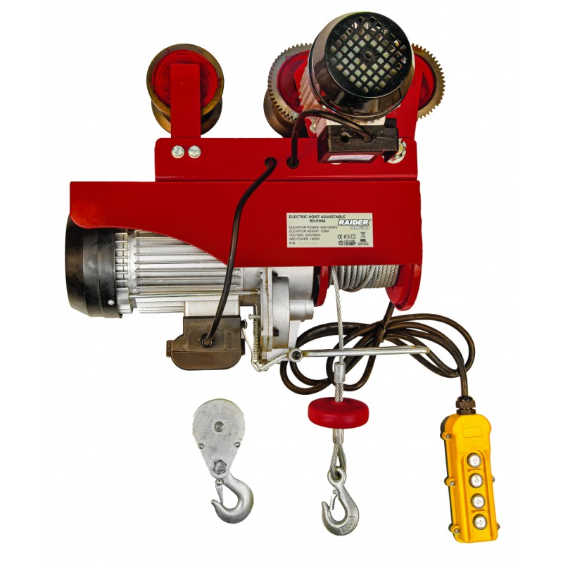 Телфер електрически 1000kg 6m 1600W подв. RD-EH04