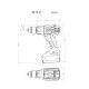 Бормашина акум. ударна 18V 60Nm METABO SB 18 LT 2x4.0AH