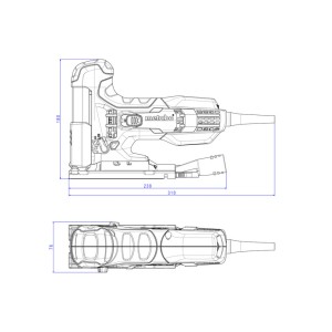 Прободен трион 710W 100mm METABO STE 100 QUICK