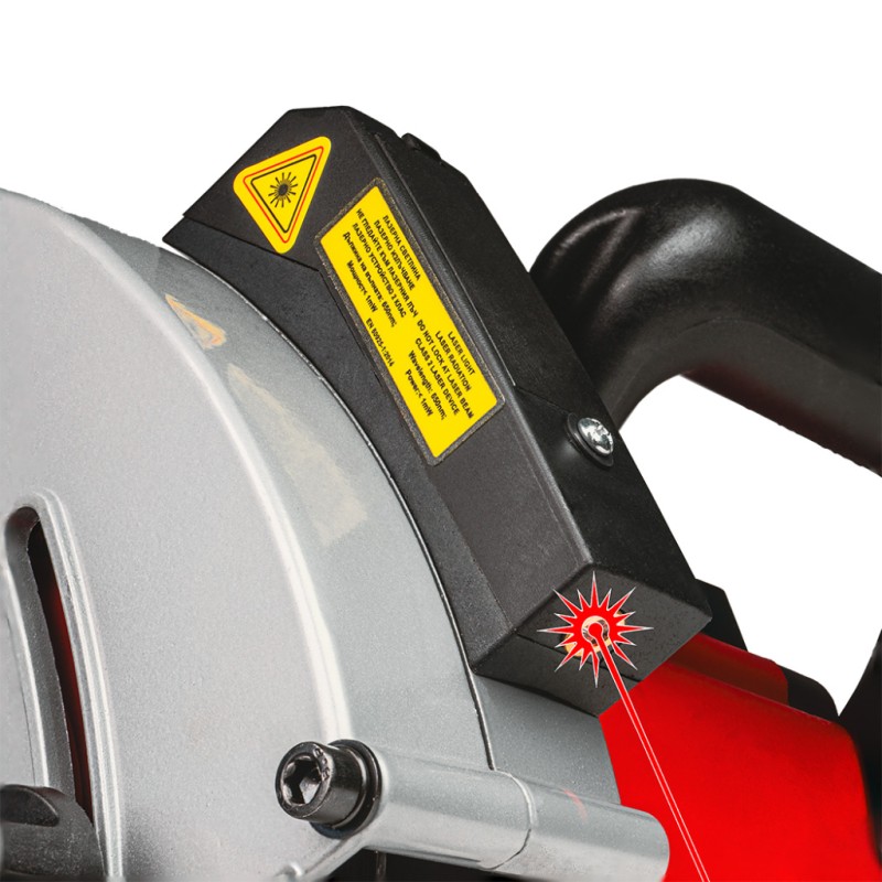 Фреза за канали 1.7kW 150mm 4cm 4диска лазер куфар RDP-WCH05