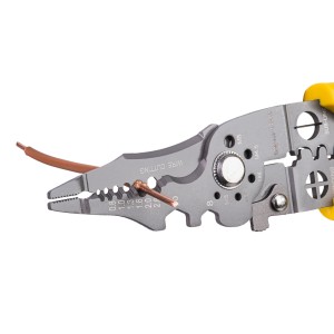 Мулти клещи за почистване на кабелна изол. и кримп.230mm TMP