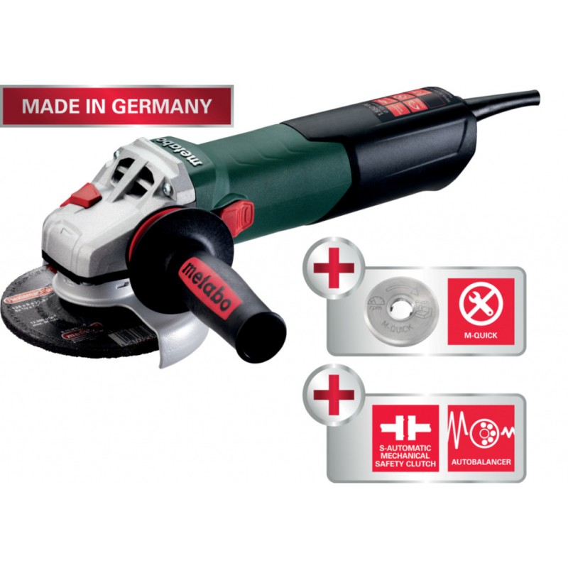 Ъглошлайф 125mm 1550W METABO WEVA 15-125 Quick