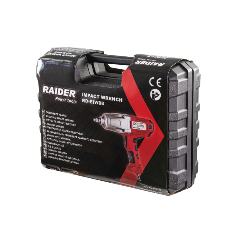 Гайковерт ударен 1/2" 950W 500Nm LED в куфар RD-EIW08