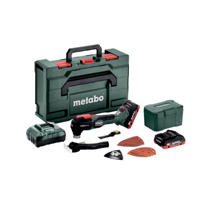 Мултишлайф акум. 18V METABO MT 18 LTX BL 2X4.0 AH