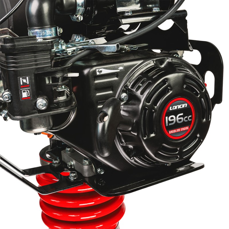Бензинова трамбовка 10kN 345x285mm 196cc 4,1kW5,5hp RDP-TR01