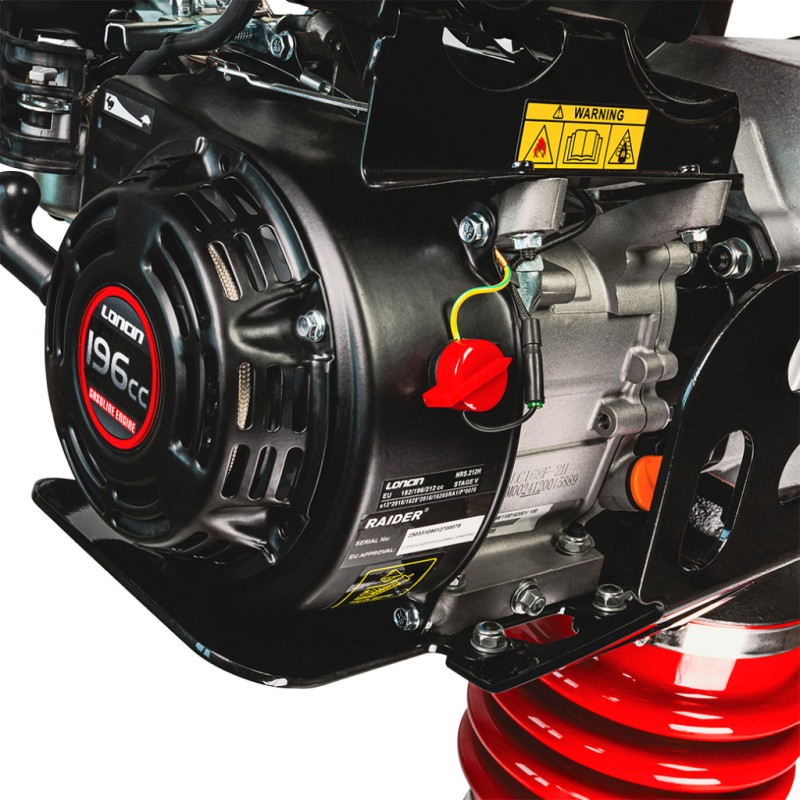 Бензинова трамбовка 10kN 345x285mm 196cc 4,1kW5,5hp RDP-TR01