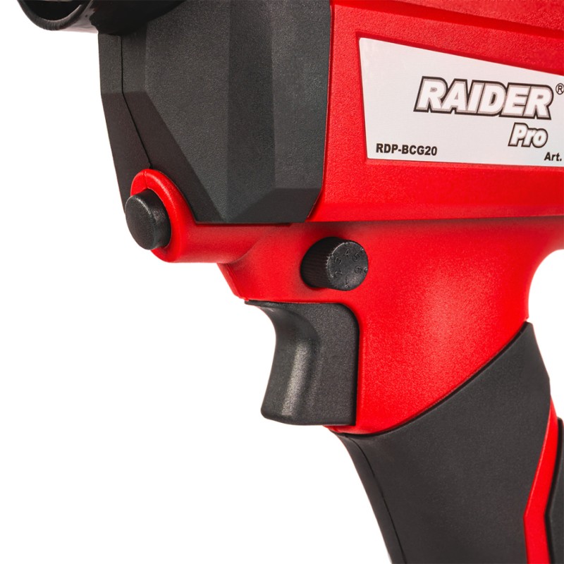 R20 Пистолет за силикон 310ml LED рег. обор. Solo RDP-BCG20