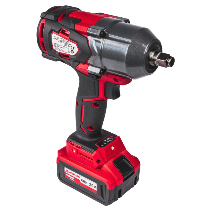 Гайковерт ударен безч. 20V 3-ск.4Ah 700Nm1/2"куфар RDI-IBW05