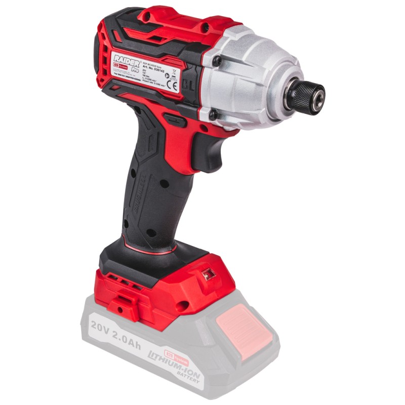 R20 Винтоверт ударен безч. Hex1/4"180Nm LED Solo RDP-BCHID20