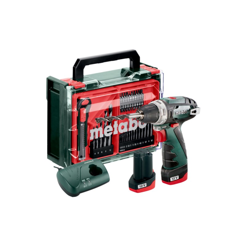 Винтоверт акум. 12V 34Nm METABO POWERMAXX BS 2x2Ah SET
