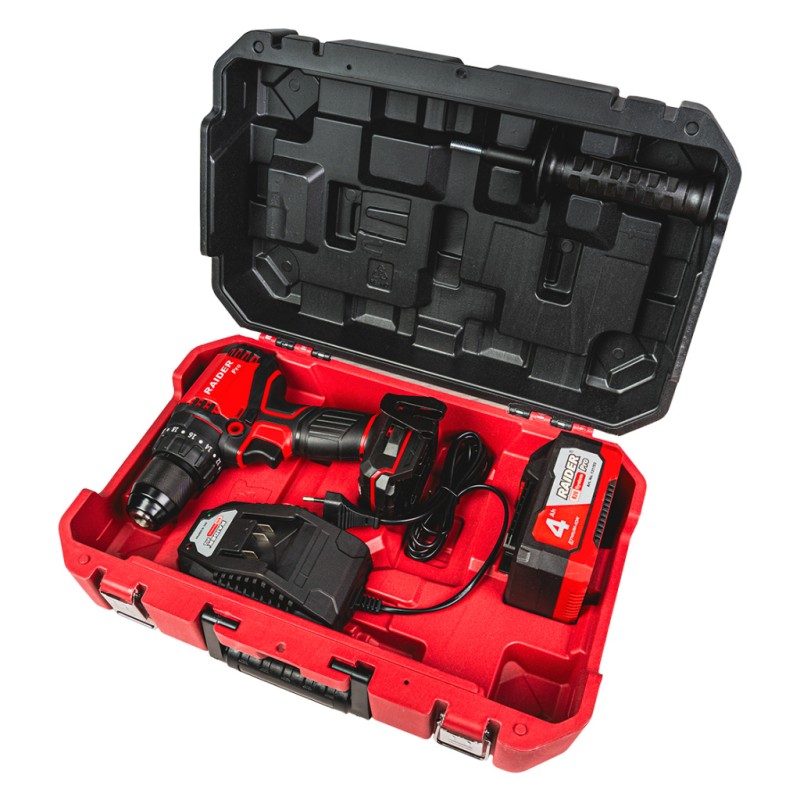 R20 Бормашина уд. безч. 2-ск. 13mm 60Nm 4Ah Case RDP-YBID20