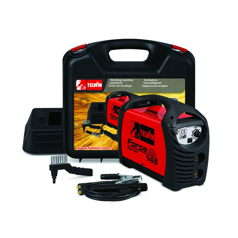 Заваръчен апарат FORCE 145 230 V ACX, пластмасов куфар TELWIN
